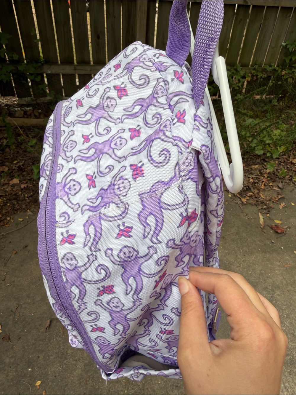 Roller Rabbit Pottery Barn Lilac Backpack - Picture 4 of 16